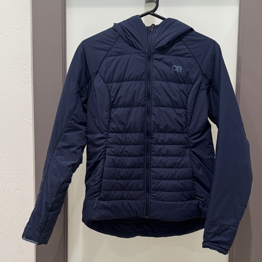 Outdoor Research Women's Shadow Insulated Hoodie Navy Blue Size Small